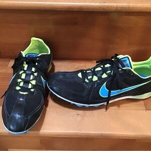 Nike Rival MD Multi Use Black and Blue Athletic Shoes with Cushioned Mid…